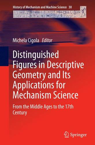 Distinguished Figures in Descriptive Geometry and Its Applications for Mechanism Science: From the Middle Ages to the 17th Century
