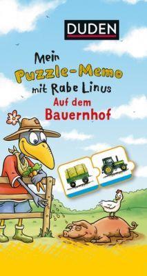 Mein Puzzlememo mit Rabe Linus: Auf dem Bauernhof