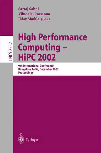 High Performance Computing - HiPC 2000: 7th International Conference Bangalore, India, December 17-20, 2000 Proceedings