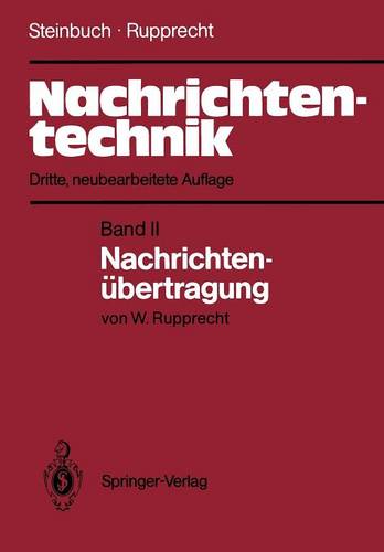 Nachrichtentechnik: Band II: Nachrichtenübertragung  by Karl Steinbuch at Abbey's Bookshop, 