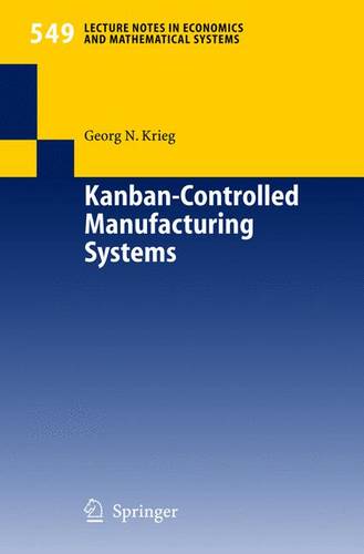 Kanban-Controlled Manufacturing Systems  by Georg Krieg at Abbey's Bookshop, 