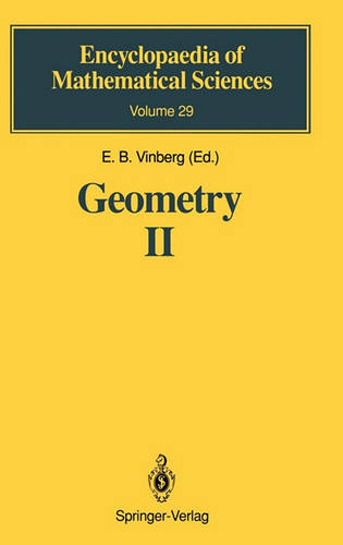Geometry II: Spaces of Constant Curvature  by E.B. Vinberg at Abbey's Bookshop, 
