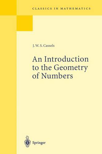 An Introduction to the Geometry of Numbers  by J.W.S. Cassels at Abbey's Bookshop, 