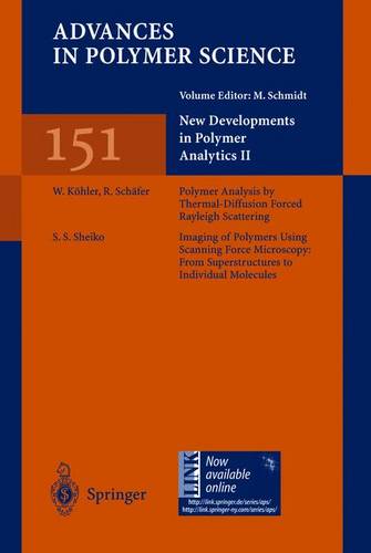 New Developments in Polymer Analytics II  by Manfred Schmidt at Abbey's Bookshop, 