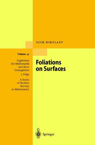 Foliations on Surfaces  by Igor Nikolaev at Abbey's Bookshop, 