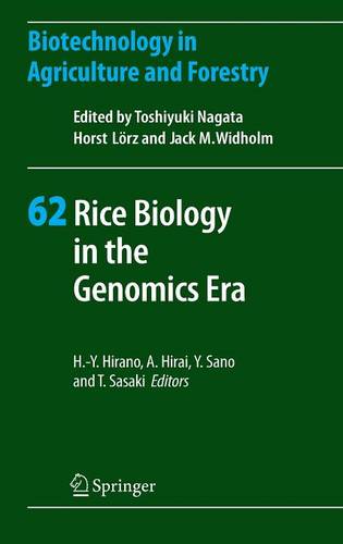 Rice Biology in the Genomics Era  by Hiro-Yuki Hirano at Abbey's Bookshop, 