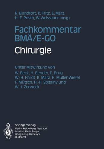 Fachkommentar BMÄ/E-GO: Chirurgie  by Rudolf Blandfort at Abbey's Bookshop, 