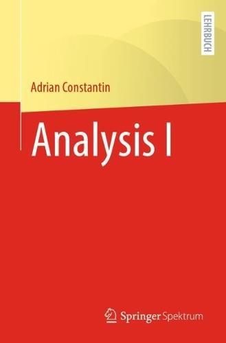 Analysis I  by Adrian Constantin at Abbey's Bookshop, 