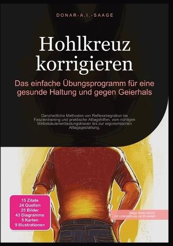 Hohlkreuz korrigieren: Das einfache Übungsprogramm für eine gesunde Haltung und gegen Geierhals  by Donar A I Saage at Abbey's Bookshop, 