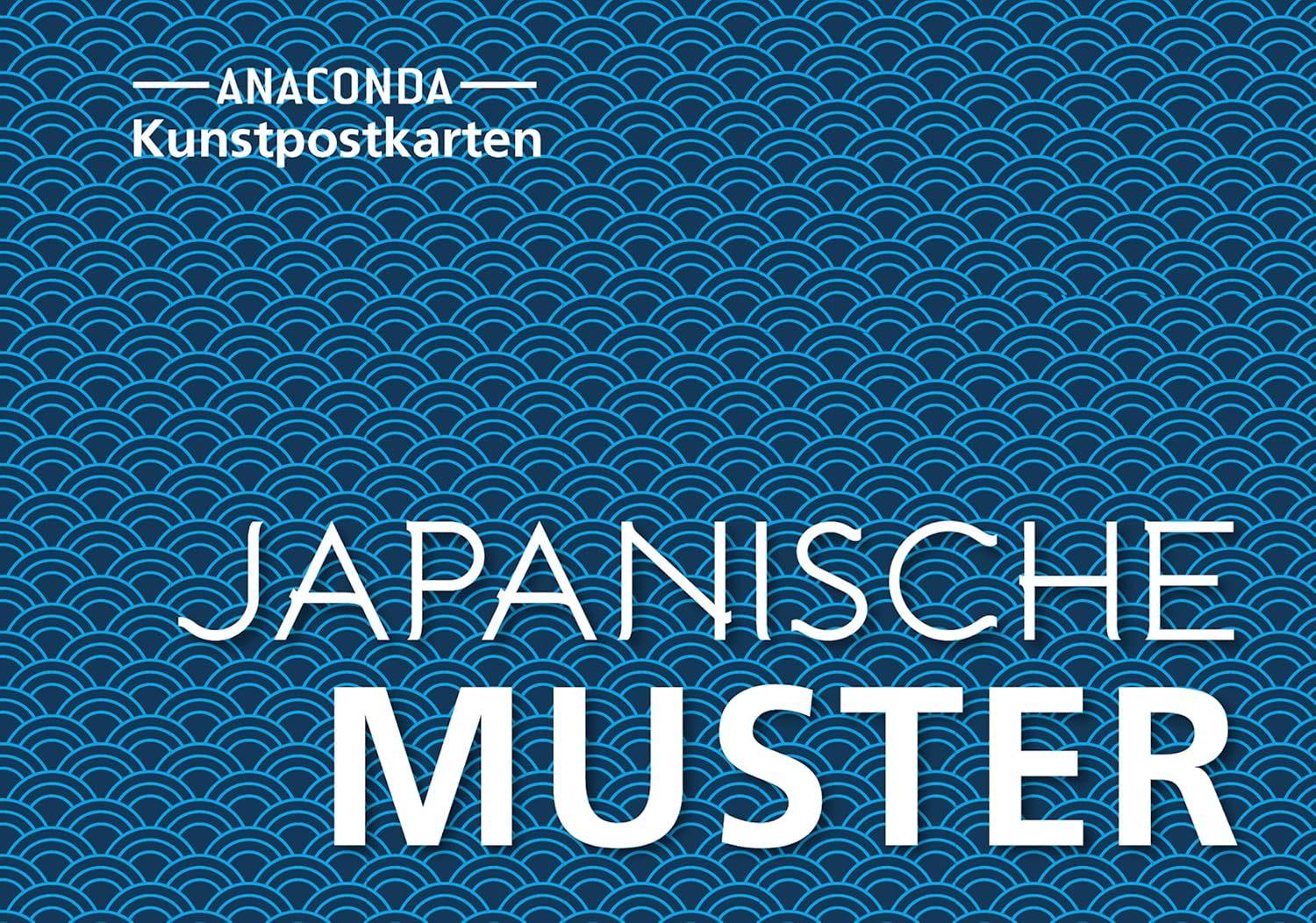 Postkarten-Set Japanische Muster (Japanese Pattern Postcard Set)