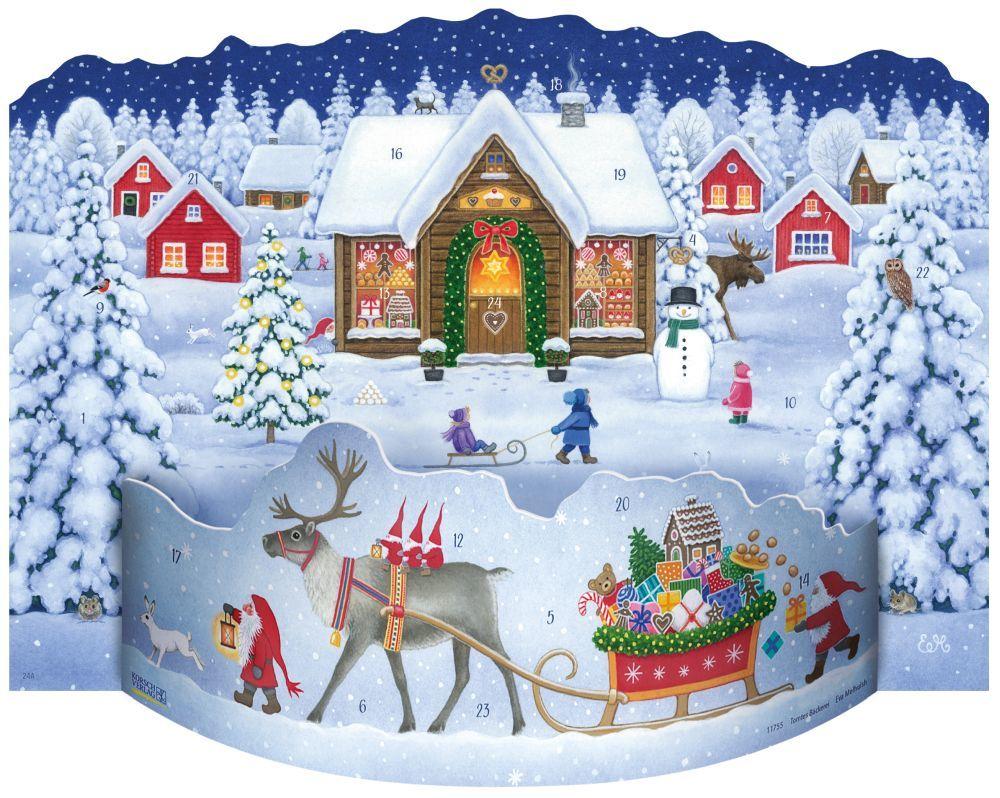 Tomte's Bakery (Poster Advent Calendar)
