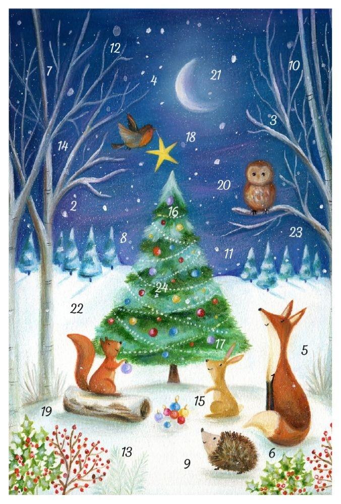 Decorating Tree Portrait (Card Advent Calendar)  by Vevoke at Abbey's Bookshop, 