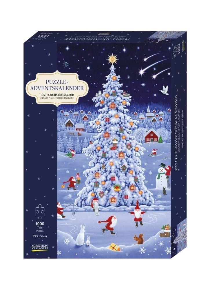 Tomtes Christmas Magic Advent Calendar (Jigsaw Puzzle 1000 Piece)  by Jigsaw Puzzle at Abbey's Bookshop, 