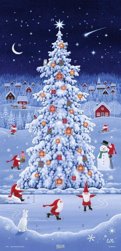 Santa Skaters (Large Poster Advent Calendar)  by Vevoke at Abbey's Bookshop, 