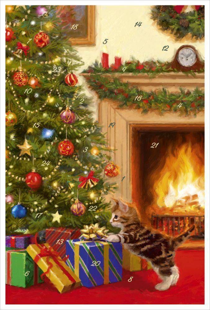 Curious Cat (Card Advent Calendar)