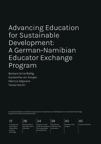 Advancing Education for Sustainable Development: A German-Namibian Educator Exchange Program  by Barbara Scharfbillig at Abbey's Bookshop, 