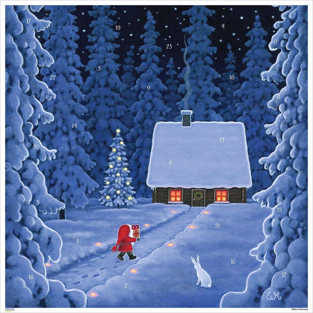 Christmas Cottage (Poster Advent Calendar)