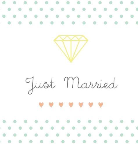 Just Married: Gästebuch Hochzeit mit liebevollem Design / Hochwertiges Hardcover / 100 weiße Seiten / 21 x 21 cm / Hochzeitsgästebuch / Hochzeitsalbum / Hochzeitsbuch / Hochzeitsgeschenk / super niedlich