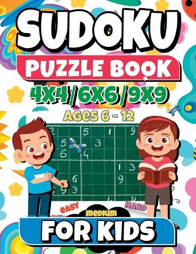 SUDOKU Puzzle Book for kids ages 6-12  by Abby Booth at Abbey's Bookshop, 