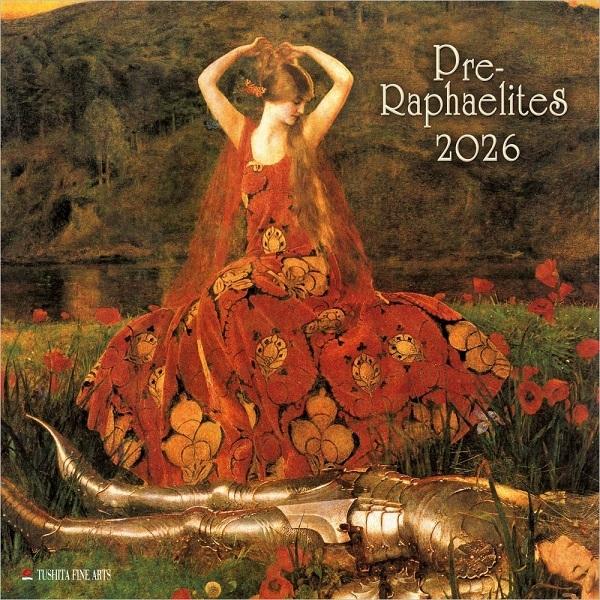 Pre Raphaelites 2026 Calendar (30 x 30 cm)  by Vevoke at Abbey's Bookshop, 