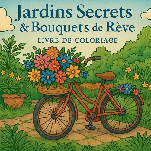 Jardins Secrets & Bouquets de Rêve Livre de Coloriage  by Chris Martin at Abbey's Bookshop, 