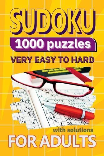 SUDOKU 1000 puzzles for adults - Very Easy to Hard  by Ida Marsh at Abbey's Bookshop, 