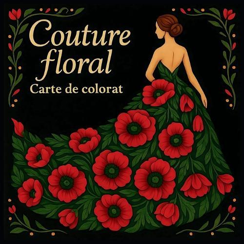 Couture floral Carte de Colorat  by Chris Martin at Abbey's Bookshop, 
