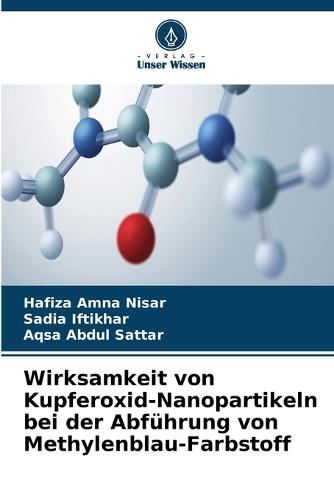 Wirksamkeit von Kupferoxid-Nanopartikeln bei der Abführung von Methylenblau-Farbstoff