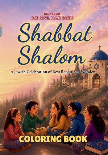 Shabbat Shalom Coloring Book: A Jewish Celebration of Rest, Repair and Wonder  by Bb Sage at Abbey's Bookshop, 