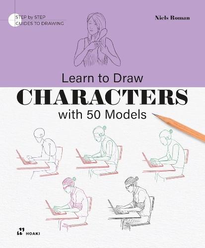 Learn to Draw Characters with 50 Models  by Niels Roman at Abbey's Bookshop, 