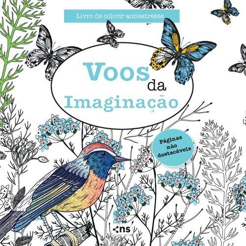 Livro de Colorir Antiestresse Voos Da Imaginacao  by Elizabeth James at Abbey's Bookshop, 