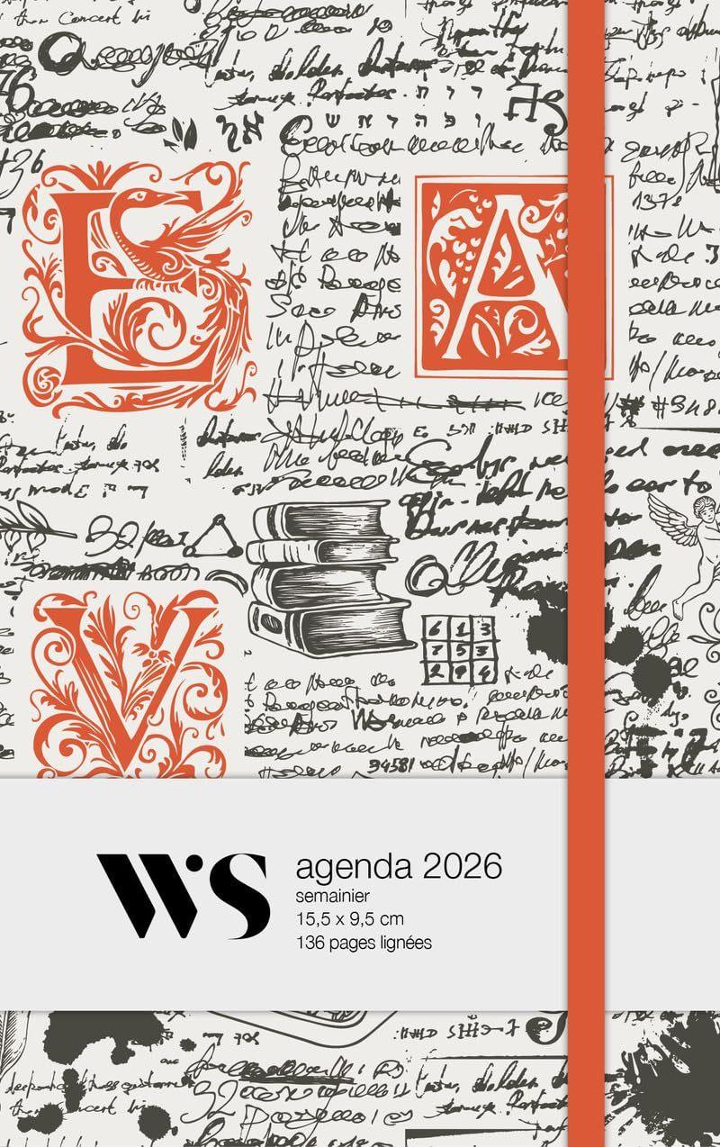 Livres et Ecriture Agenda 2026  by White Star at Abbey's Bookshop, 