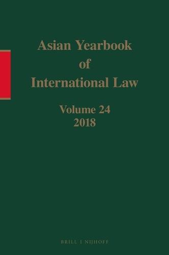 Asian Yearbook of International Law, Volume 24 (2018)  by Seokwoo Lee at Abbey's Bookshop, 