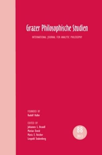 Grazer Philosophische Studien, Vol. 88 - 2013: International Journal for Analytic Philosophy  by Johannes L. Brandl at Abbey's Bookshop, 