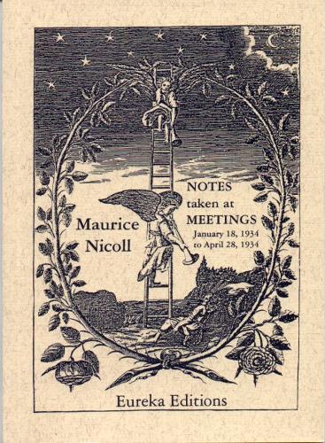 Notes taken at Meetings 1934: January 18, 1934 to April 28, 1934
