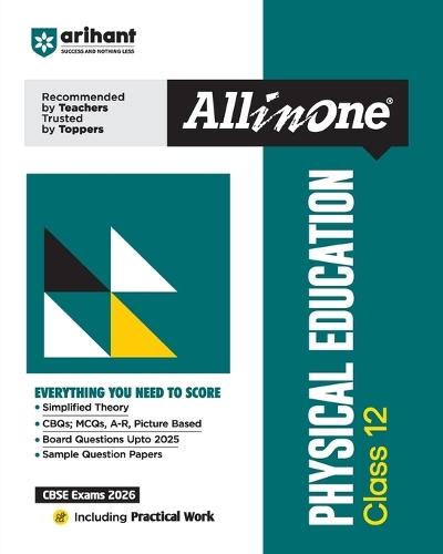 Arihant All in One Physical Education Class 12 for Cbse Exams 2025-26  by Subhasis Swain at Abbey's Bookshop, 