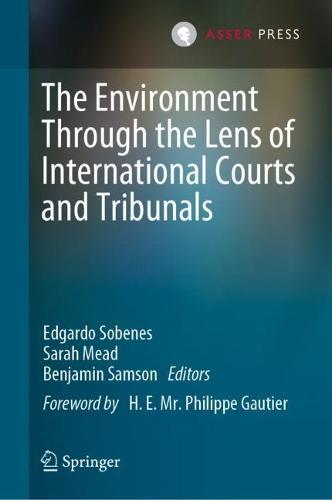 The Environment Through the Lens of International Courts and Tribunals  by Edgardo Sobenes at Abbey's Bookshop, 