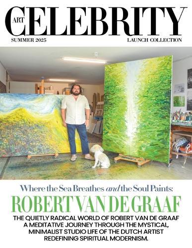 Art Celebrity Launch Collection Summer 2025 - Robert Van De Graaf: The Quietly Radical World of Robert Van De Graaf. A Meditative Journey through the Mystical, Minimalist Studio Life of the Dutch Artist Redefining Spiritual Modernism  by Art Celebrity Magazine at Abbey's Bookshop, 