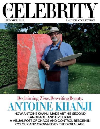 Art Celebrity Launch Collection Summer 2025 - Antoine Khanji: How Antoine Khanji made Art his Second Language - and First Love. A Visual Poet of Chaos and Control, Reborn in Colour and Crowned by the Digital Age  by Art Celebrity Magazine at Abbey's Bookshop, 
