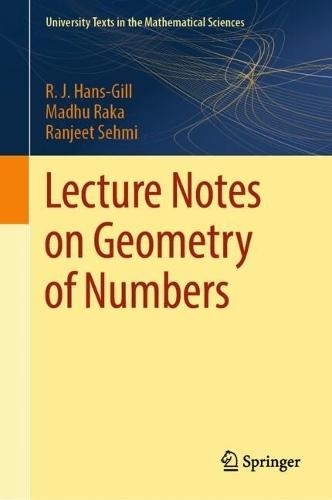 Lecture Notes on Geometry of Numbers  by R. J. Hans-Gill at Abbey's Bookshop, 