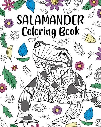 Salamander Coloring Book: Funny Quotes and Freestyle Drawing Pages, Amphibian Spotted Salamanders  by Paperland at Abbey's Bookshop, 