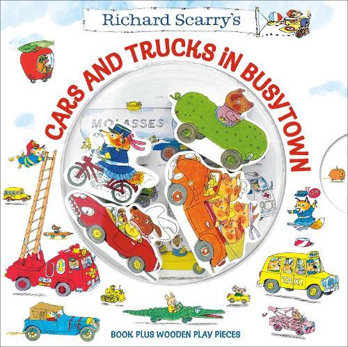 Richard Scarry's Cars and Trucks in Busytown: Book Plus Wooden Play Pieces  by Richard Scarry at Abbey's Bookshop, 