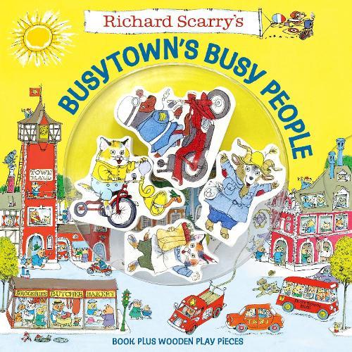 Richard Scarry's Busytown's Busy People: Book Plus Wooden Play Pieces  by Richard Scarry at Abbey's Bookshop, 