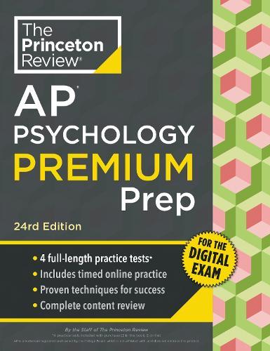 Princeton Review AP Psychology Premium Prep, 24th Edition: 5 Practice Tests + Digital Practice Online + Content Review  by The Princeton Review at Abbey's Bookshop, 