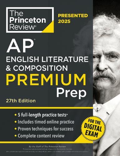 Princeton Review AP English Literature & Composition Premium Prep, 27th Edition: 6 Practice Tests + Digital Practice Online + Content Review  by The Princeton Review at Abbey's Bookshop, 