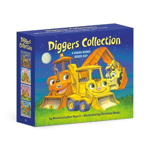 Diggers Collection 4-Book Boxed Set: Where Do Diggers Sleep at Night?; Where Do Diggers Say I Love You?; Where Do Diggers Take Vacation?; and Diggers Love To Go To School  by Brianna Caplan Sayres at Abbey's Bookshop, 