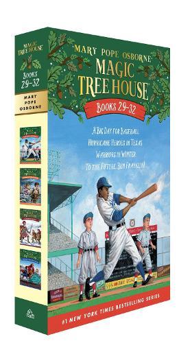 Magic Tree House Books 29-32 Boxed Set: A Big Day for Baseball; Hurricane Heroes in Texas; Warriors in Winter; To the Future, Ben Franklin!  by Mary Pope Osborne at Abbey's Bookshop, 