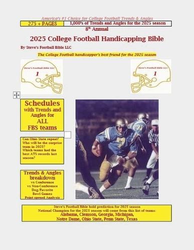 2025 College Football Handicapping Bible  by Steve Fulton at Abbey's Bookshop, 