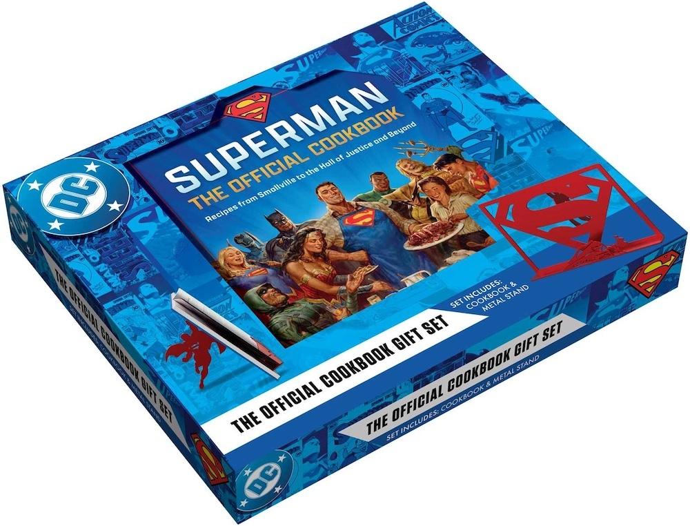 DC: Superman: The Official Cookbook and Stand Gift Set: Recipes from Smallville to the Hall of Justice and Beyond  by Elena Craig at Abbey's Bookshop, 