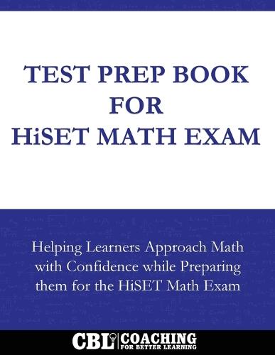 Test Prep Book For HiSET Math Exam  by Coaching for Better Learning at Abbey's Bookshop, 